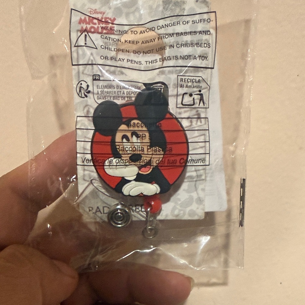 Mickey Mouse Badge clip